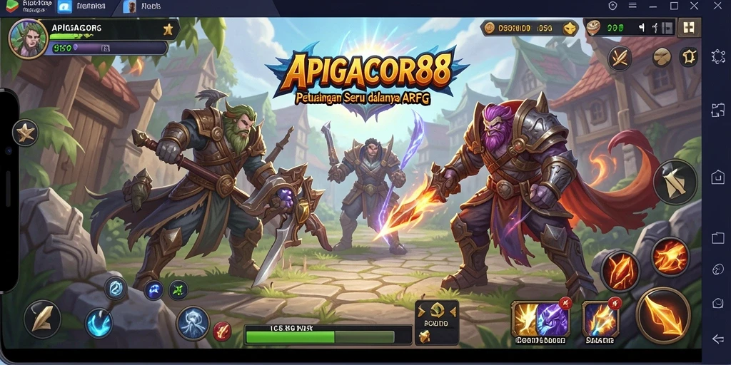 Tampilan gameplay seru dari APIGACOR88 di dunia ARPG.